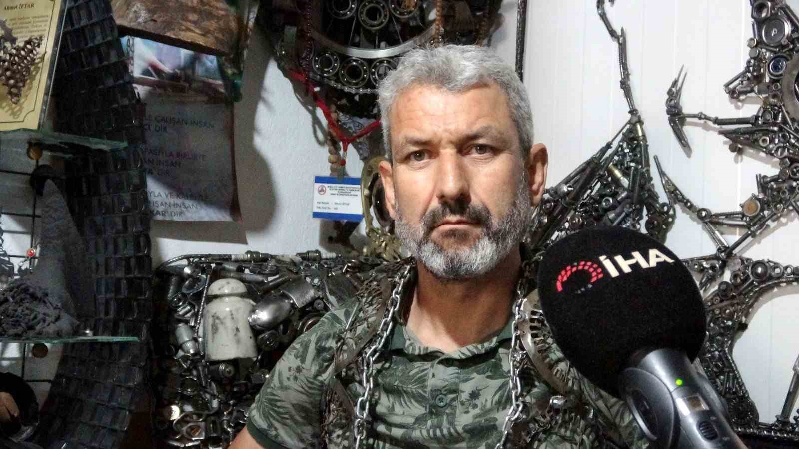 Muğla&rsquo;da atıklardan sanat doğuyor
