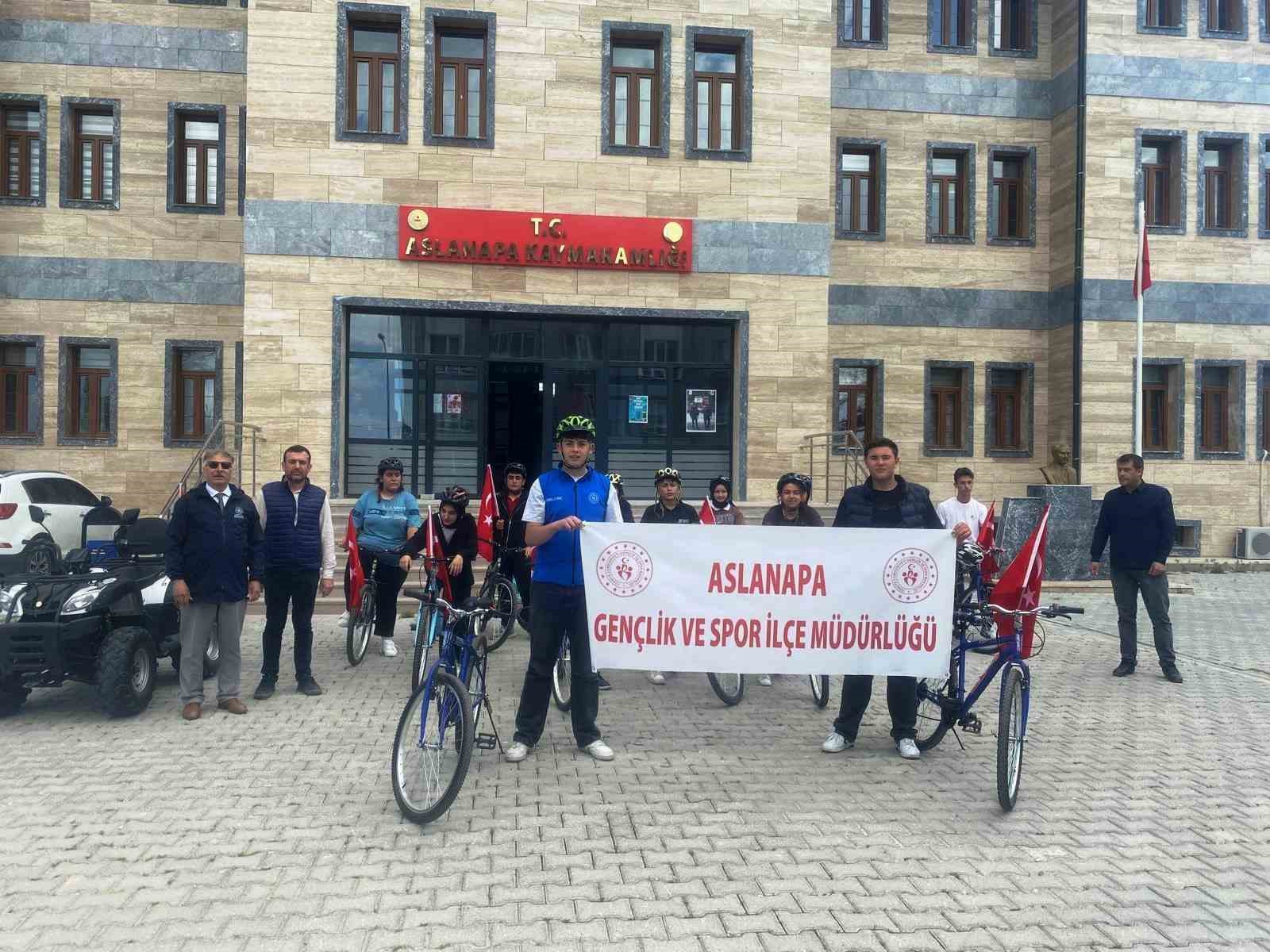 Aslanapa’da bisiklet turu düzenlendi