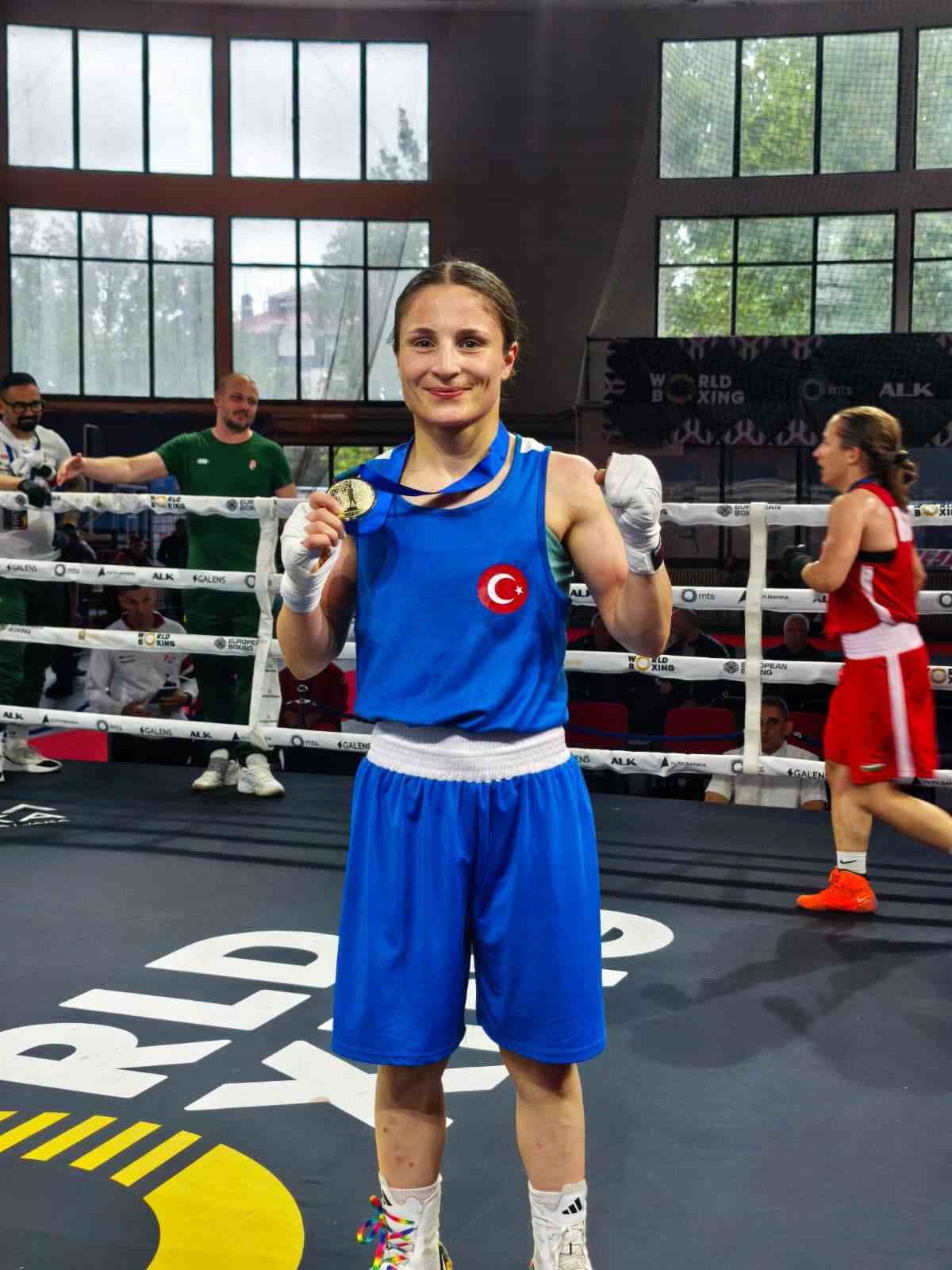 Şırnaklı milli sporcu Nurselen Yalgettekin’den tarihi zafer