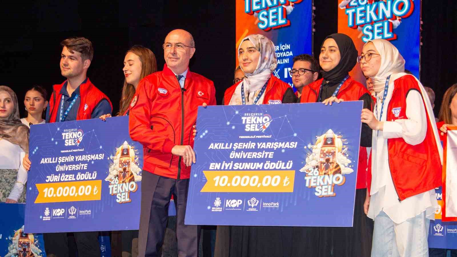 Selçuk Üniversitesi öğrencileri TEKNOSEL’de 7 ödülün sahibi oldu