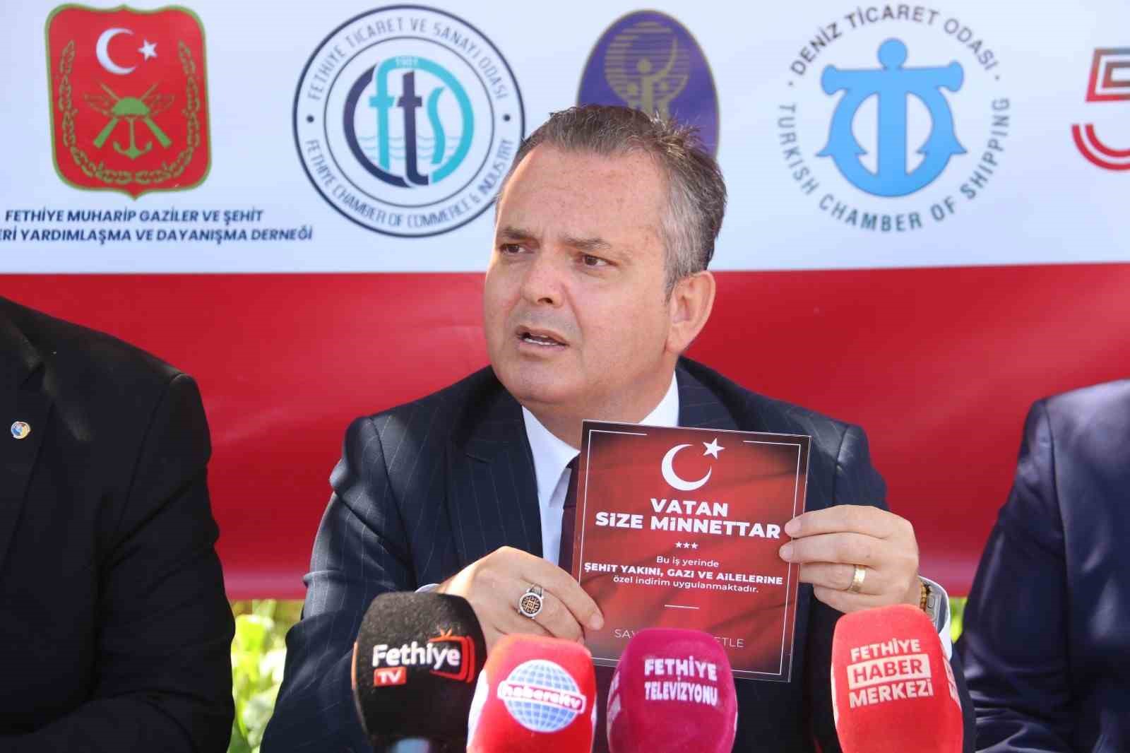 Fethiye&rsquo;de "Vatan Size Minnettar" protokol&uuml; imzalandı
