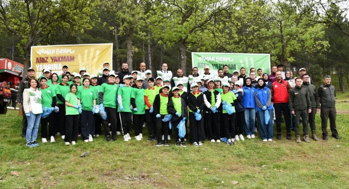 Tavşanlı’da "Orman Benim" kampanyasıyla çevre temizliği