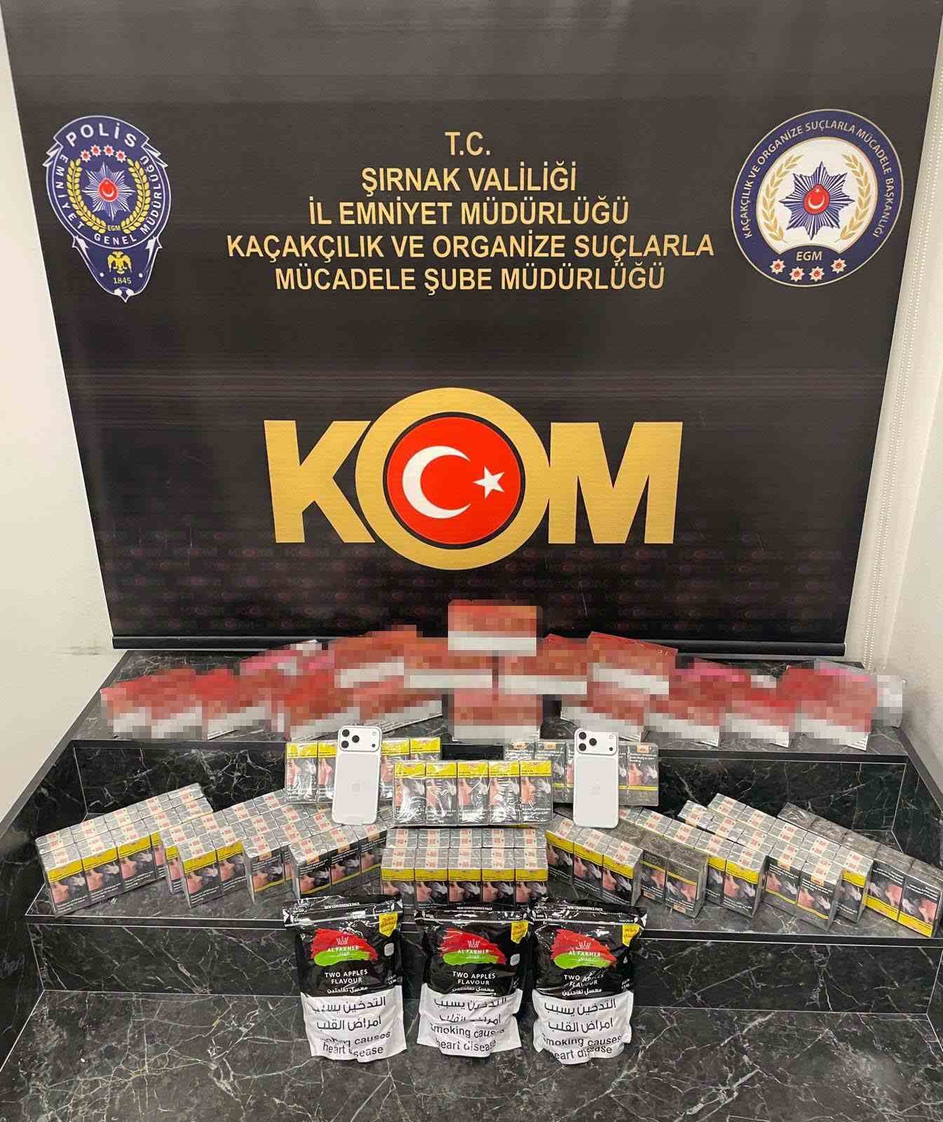 Şırnak&rsquo;ta ka&ccedil;ak&ccedil;ılık ve uyuşturucu operasyonları: 5 tutuklama
