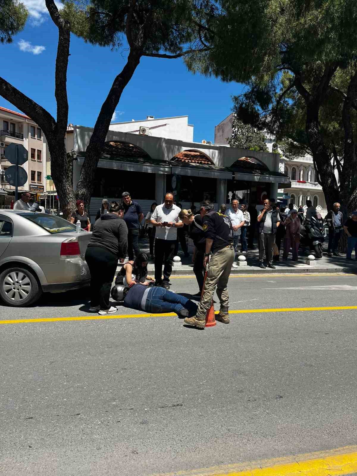 Menteşe’de motosiklet kazası: 1 yaralı