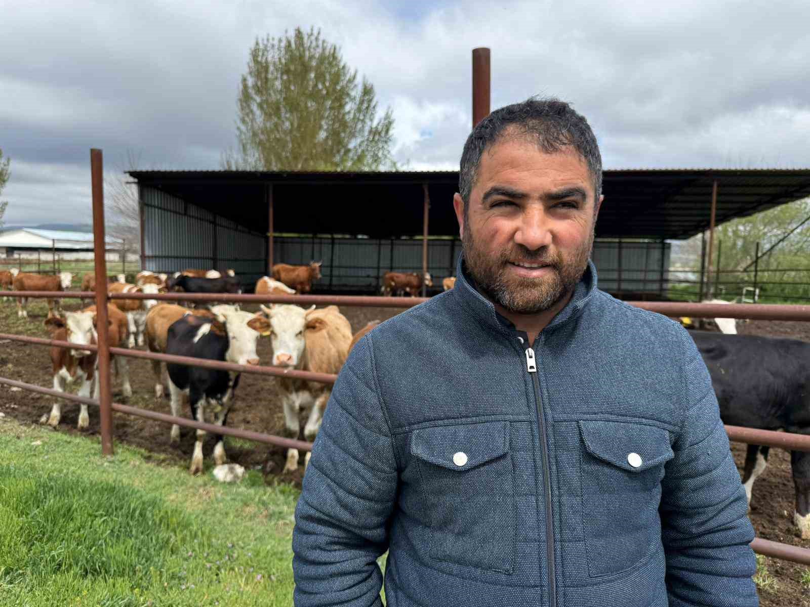 Eskişehir&rsquo;de b&uuml;y&uuml;kbaş kurbanlık bitti, &uuml;reticinin y&uuml;z&uuml; g&uuml;ld&uuml;
