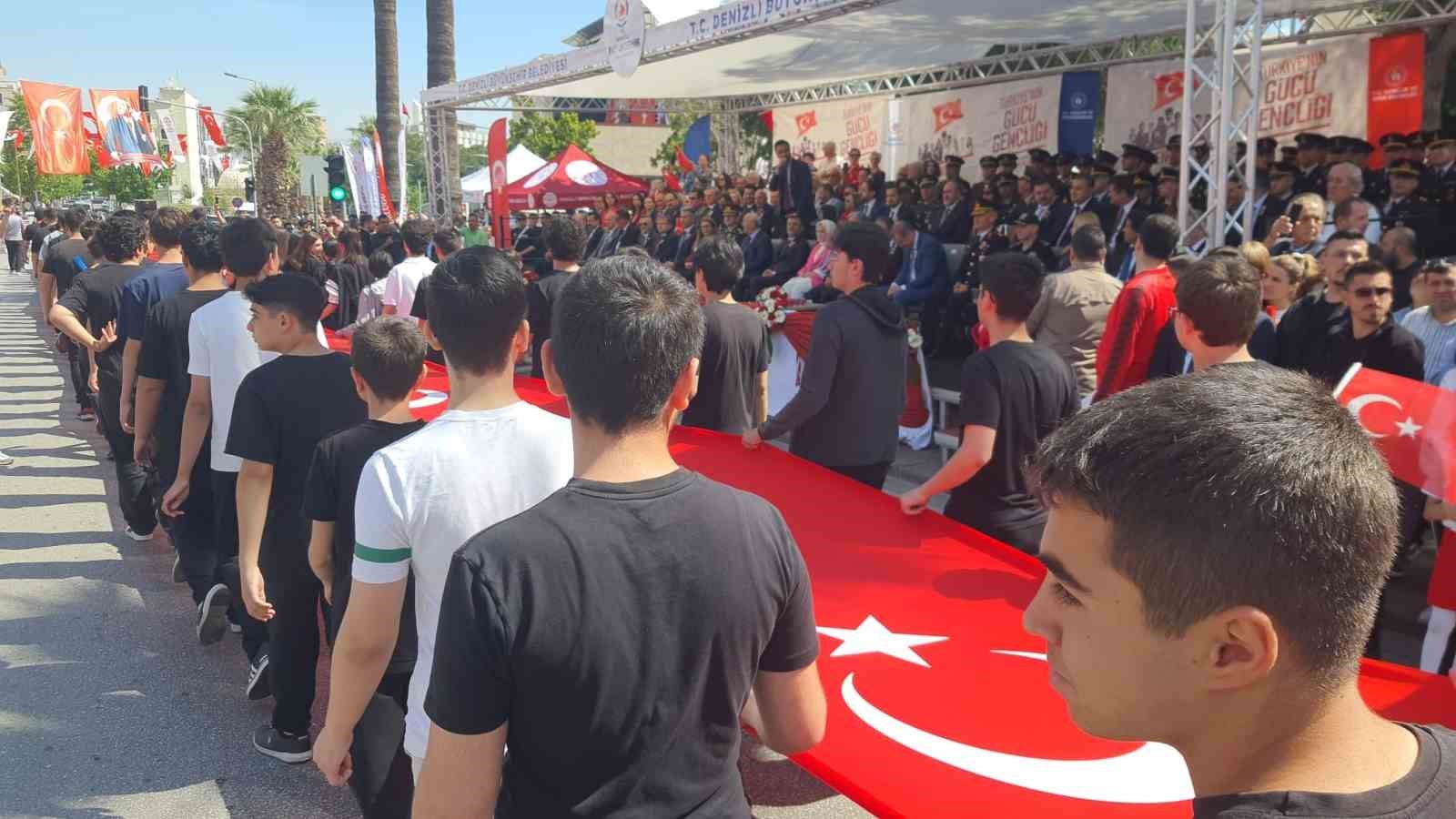 Denizli’de 19 Mayıs kutlamaları başladı