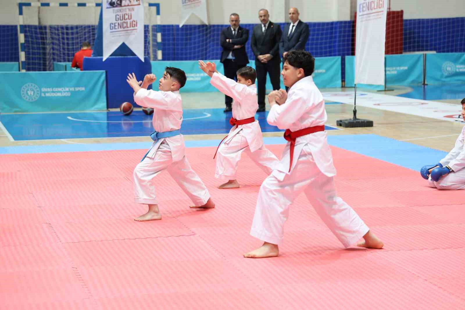 Gençlik Bayramı Sivas’ta kutlandı, sporcular hünerlerini sergiledi