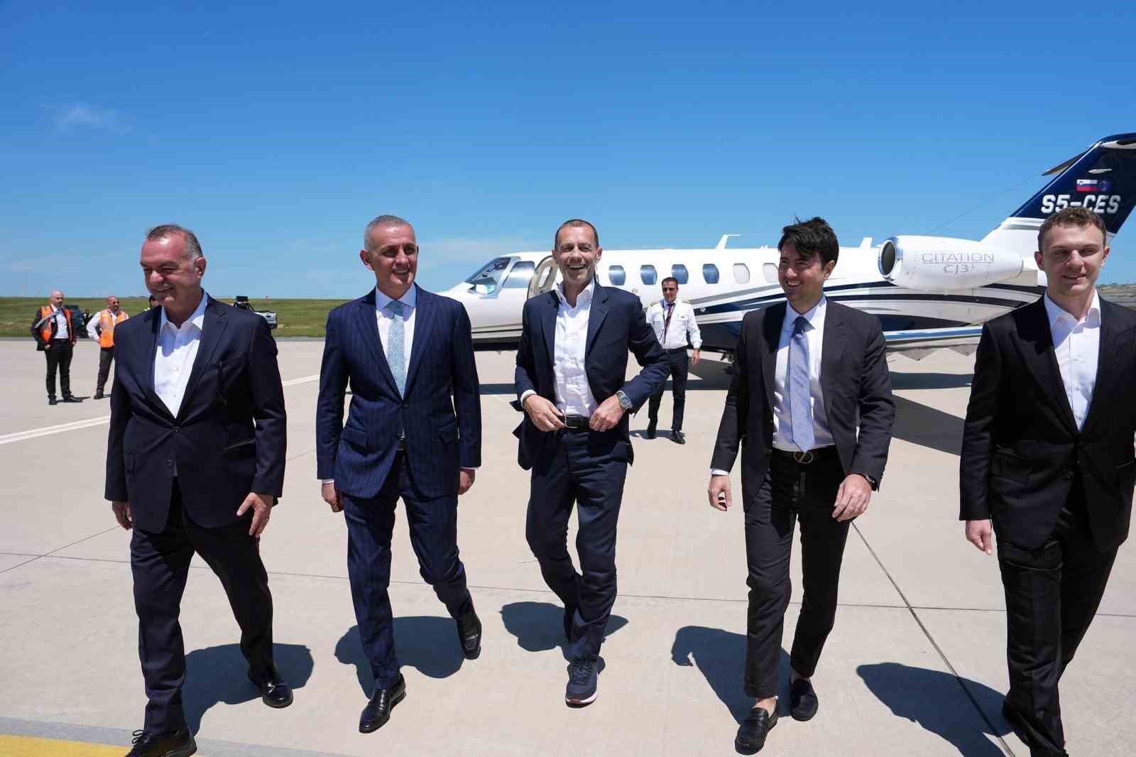 UEFA Başkanı Aleksander Ceferin, İstanbul’a geldi
