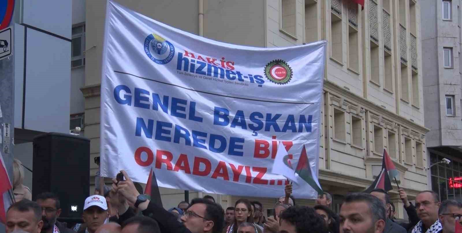 HAK-İŞ Genel Başkan Vekil Sert: "Siyonist işgalci İsrail’in gerçekleştirdiği bu saldırı uluslararası sularda gerçekleştirilen korsanlık faaliyetidir"