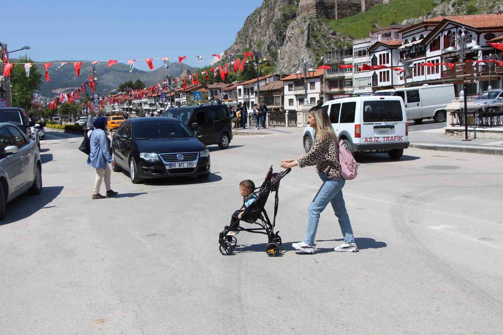 Amasya’ya gelen şaşırıyor: Korna sesi yok, yollarda öncelik yayaların