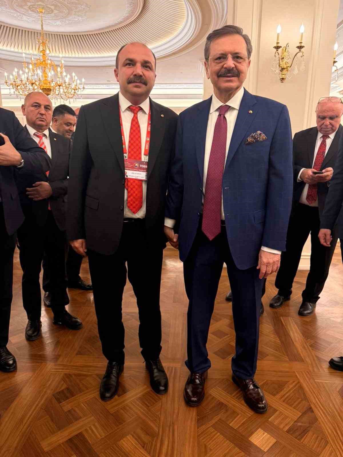 Safranbolu TSO yönetimi TOBB törenine katıldı