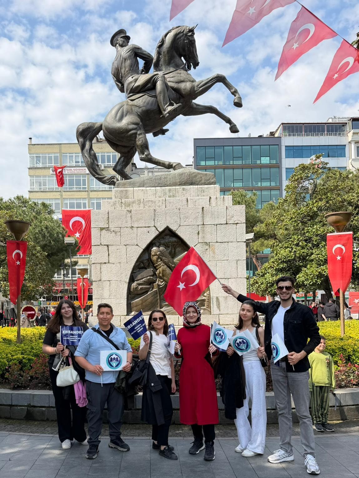Erzurumlu gençler Samsun’a çıkarma yaptı
