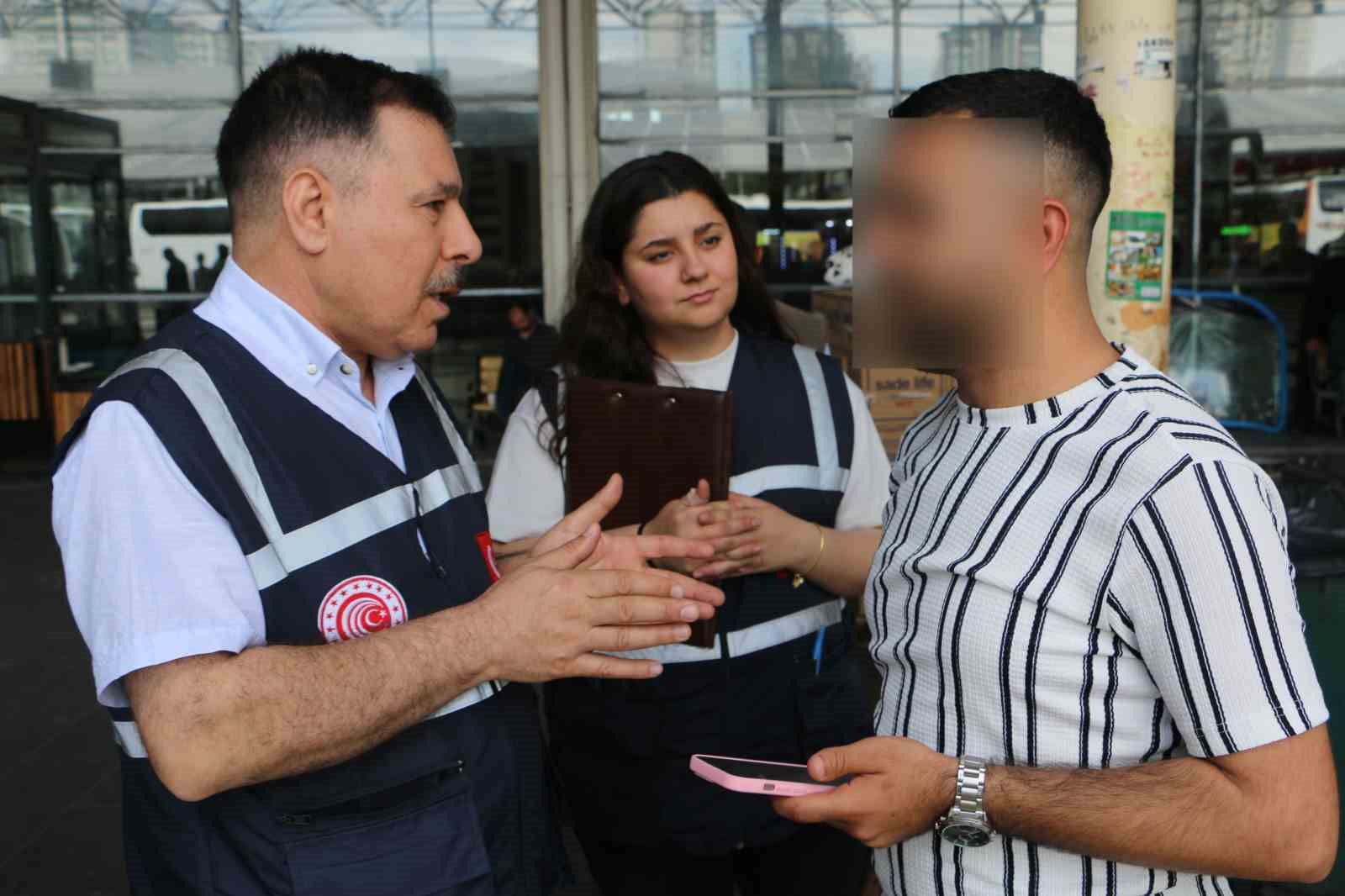 Diyarbakır Şehirler Arası Otobüs Terminalinde bayram öncesi fiyat denetimi