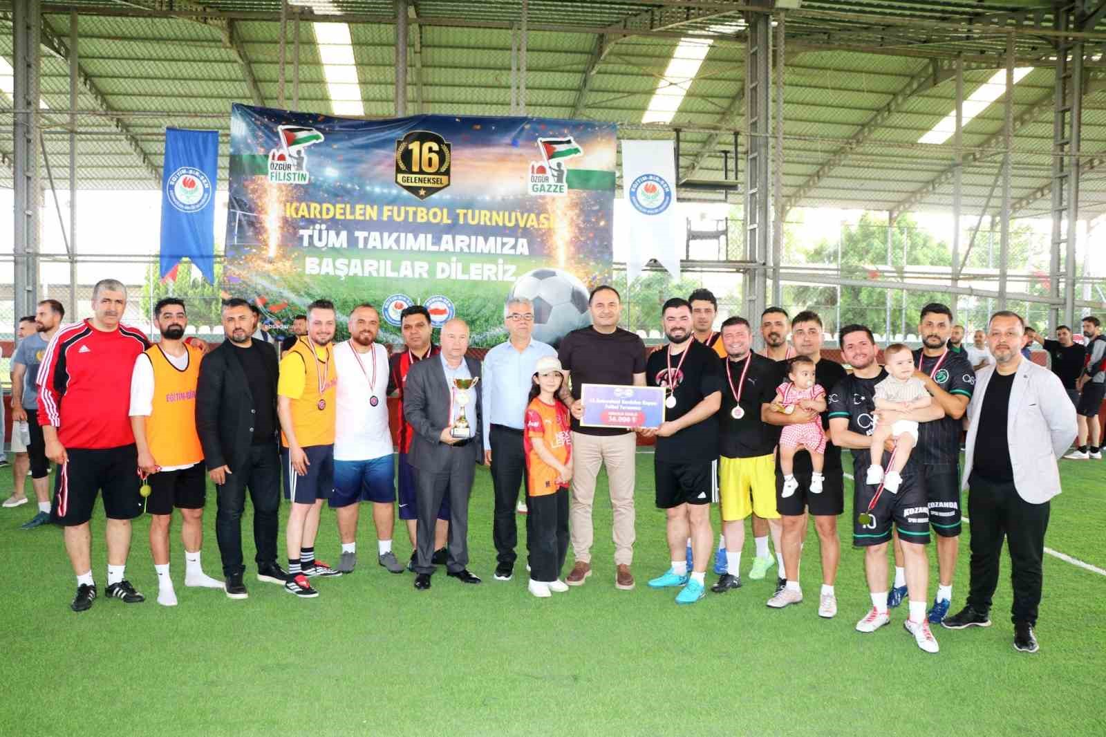 Eğitim-Bir-Sen Adana tarafından düzenlenen 16. Kardelen Futbol Turnuvası tamamlandı
