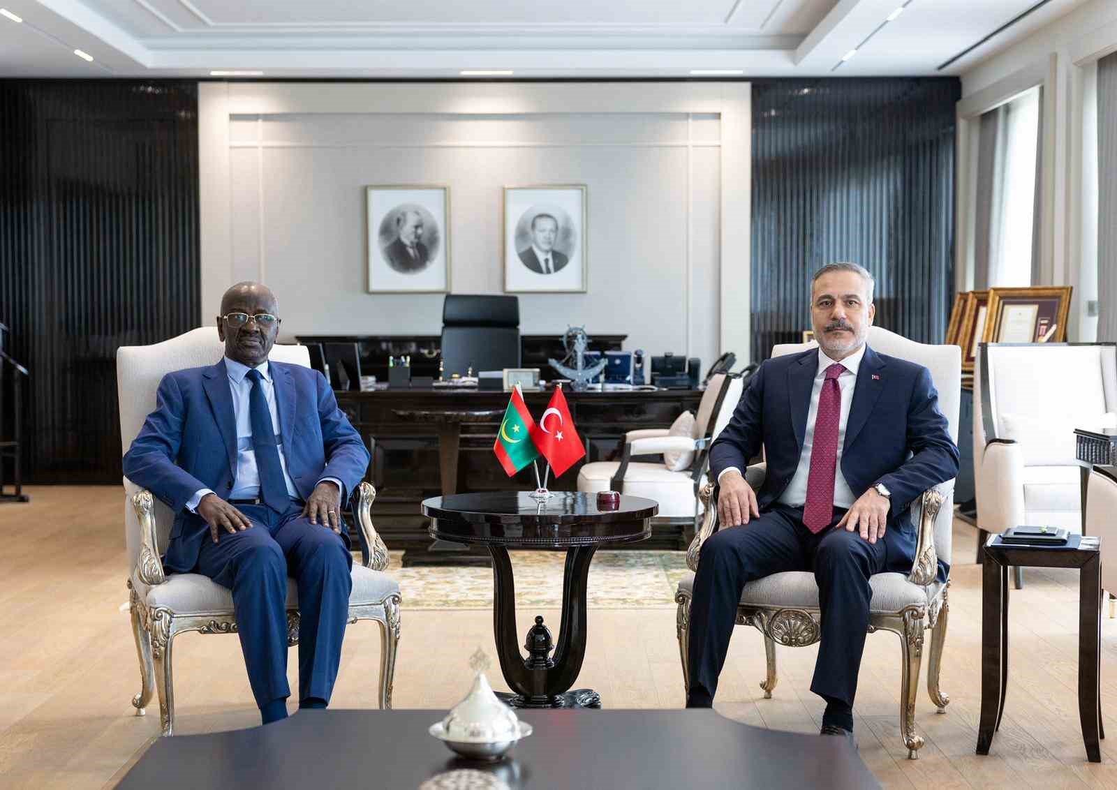 Bakan Fidan, Moritanyalı mevkidaşı Merzoug ile görüştü