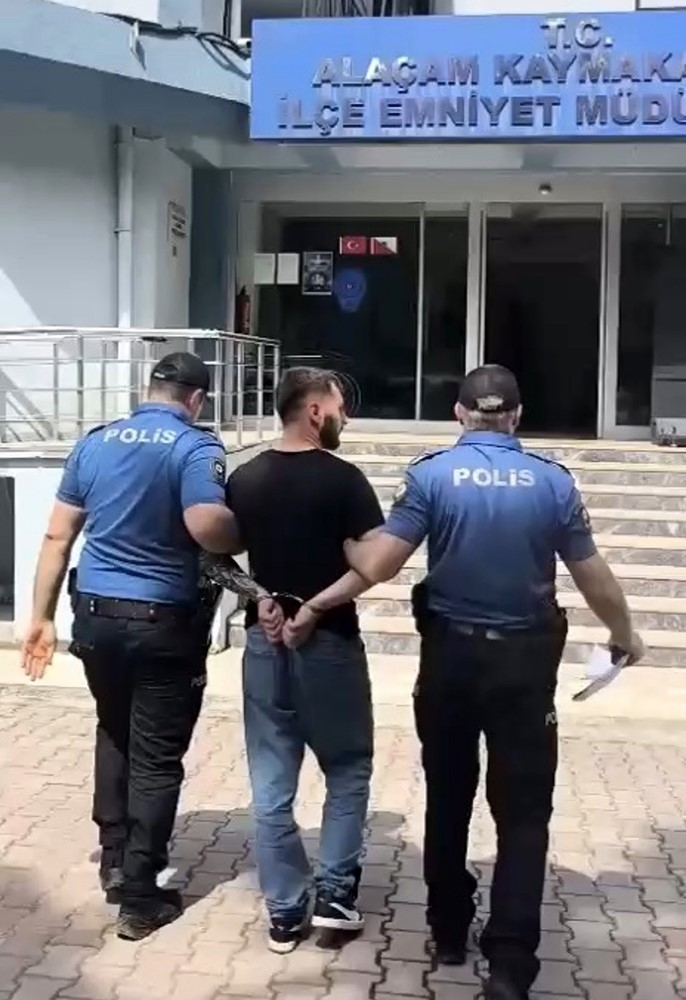 Alaçam’da cinayet hükümlüsü yakalandı