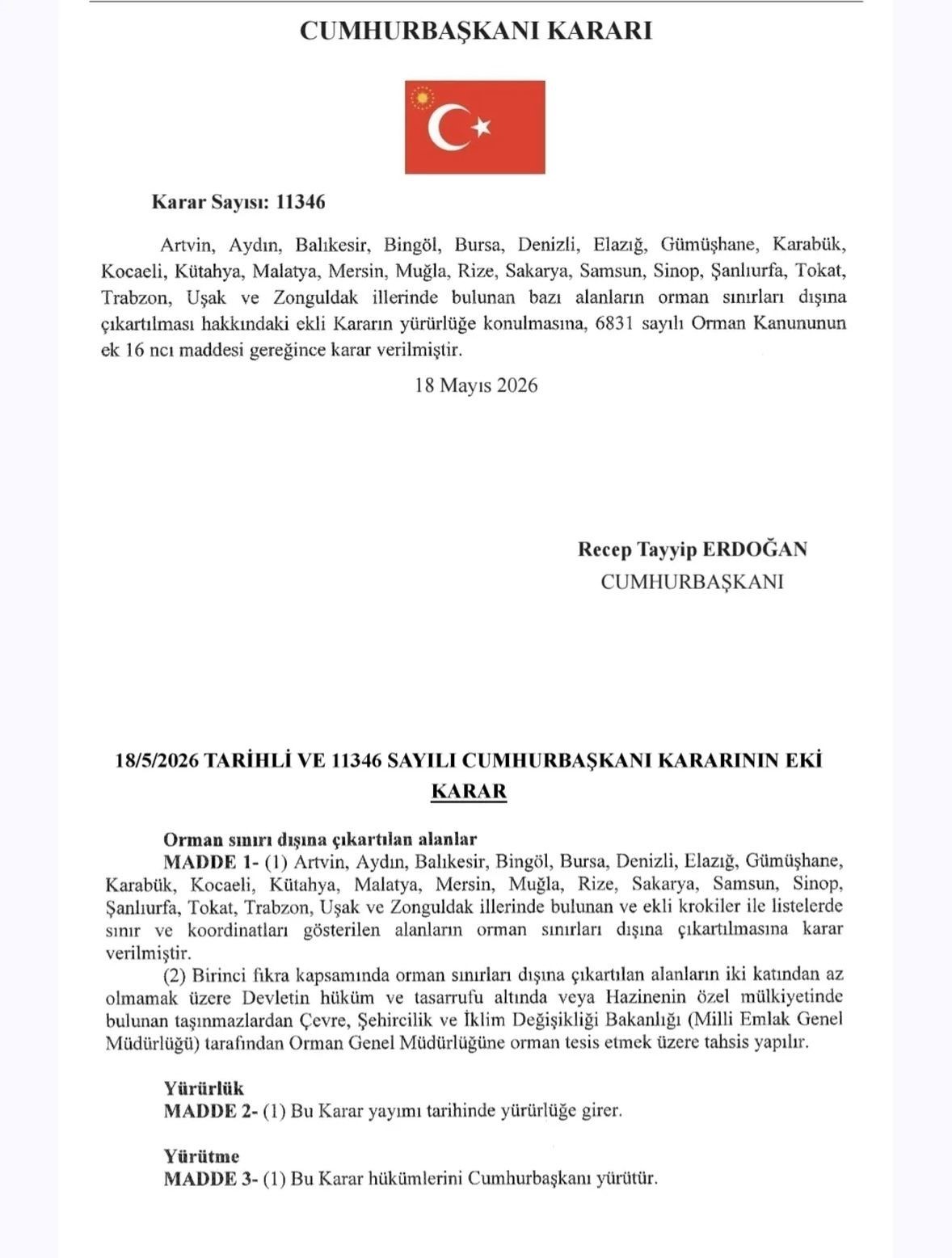 Vezirk&ouml;pr&uuml; Besi OSB&rsquo;de orman s&uuml;reci tamamlandı
