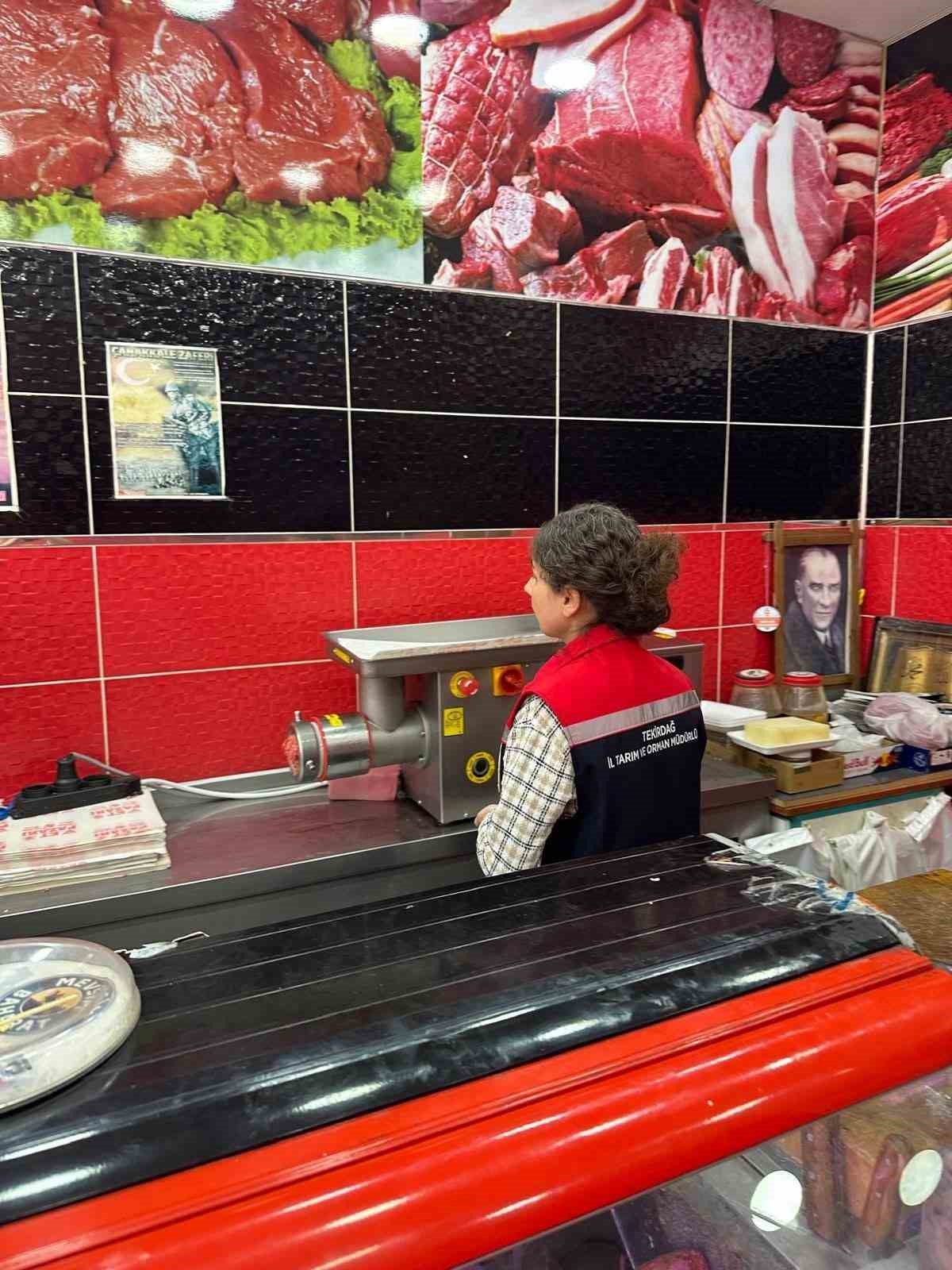Tekirdağ&rsquo;da Kurban Bayramı &ouml;ncesi gıda denetimleri artırıldı
