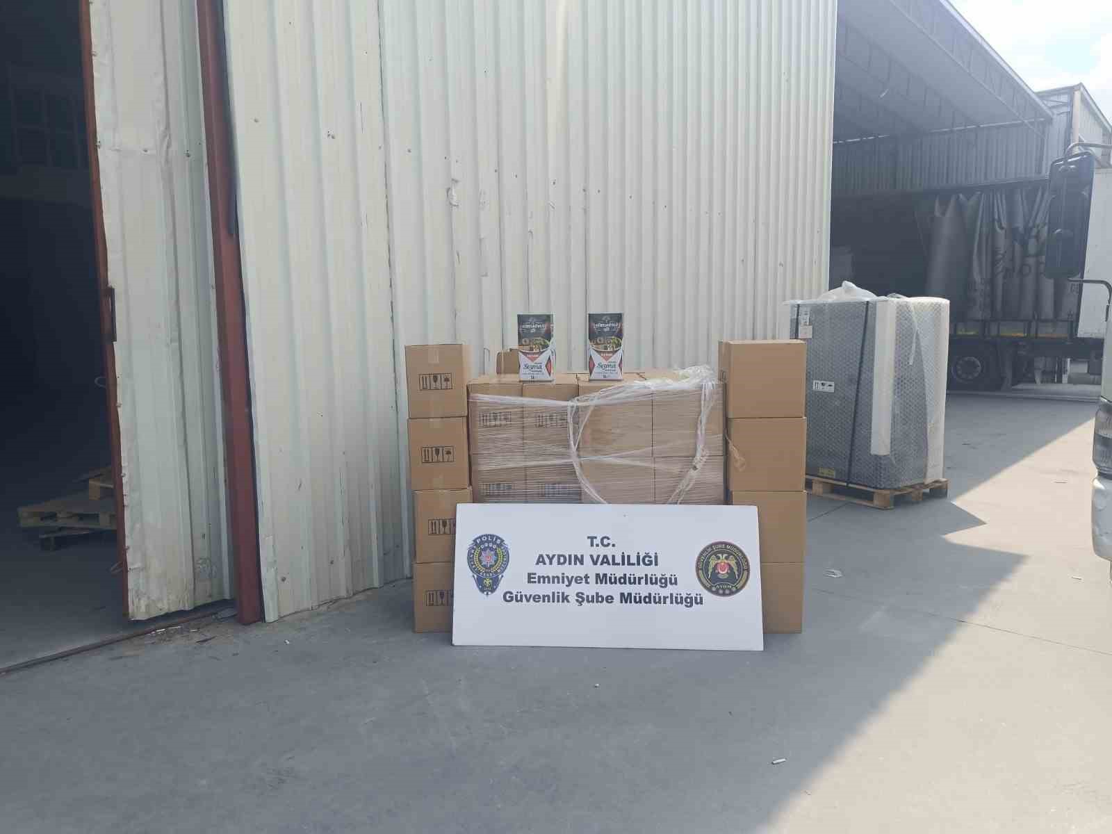 Aydın’da 5 bin litre tağşiş zeytinyağı ele geçirildi