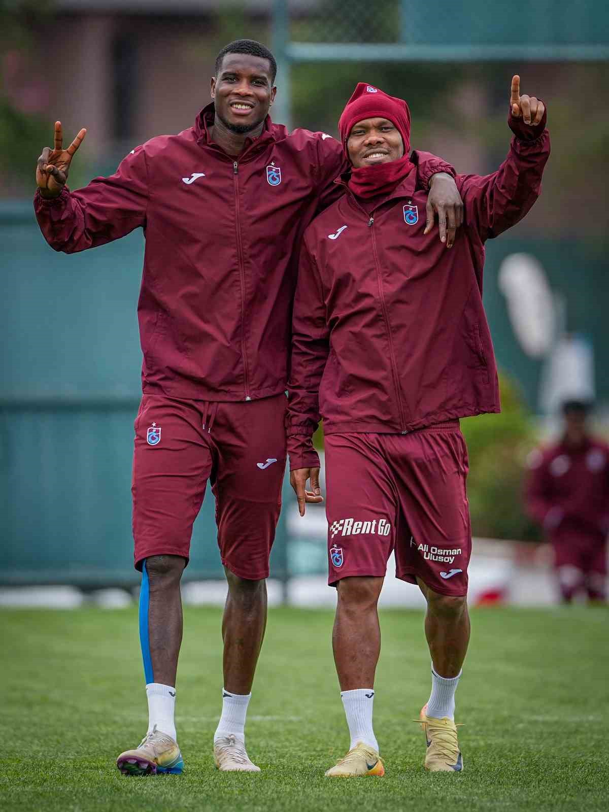 Trabzonspor, Konyaspor ma&ccedil;ı hazırlıklarını s&uuml;rd&uuml;rd&uuml;
