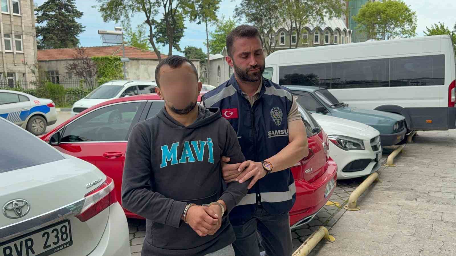 Eşine şiddet uygularken araya giren bacanağına tabak atıp yaralayan şahıs tutuklandı