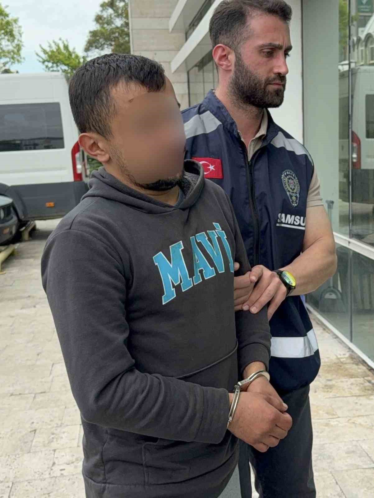 Eşine şiddet uygularken araya giren bacanağına tabak atıp yaralayan şahıs tutuklandı