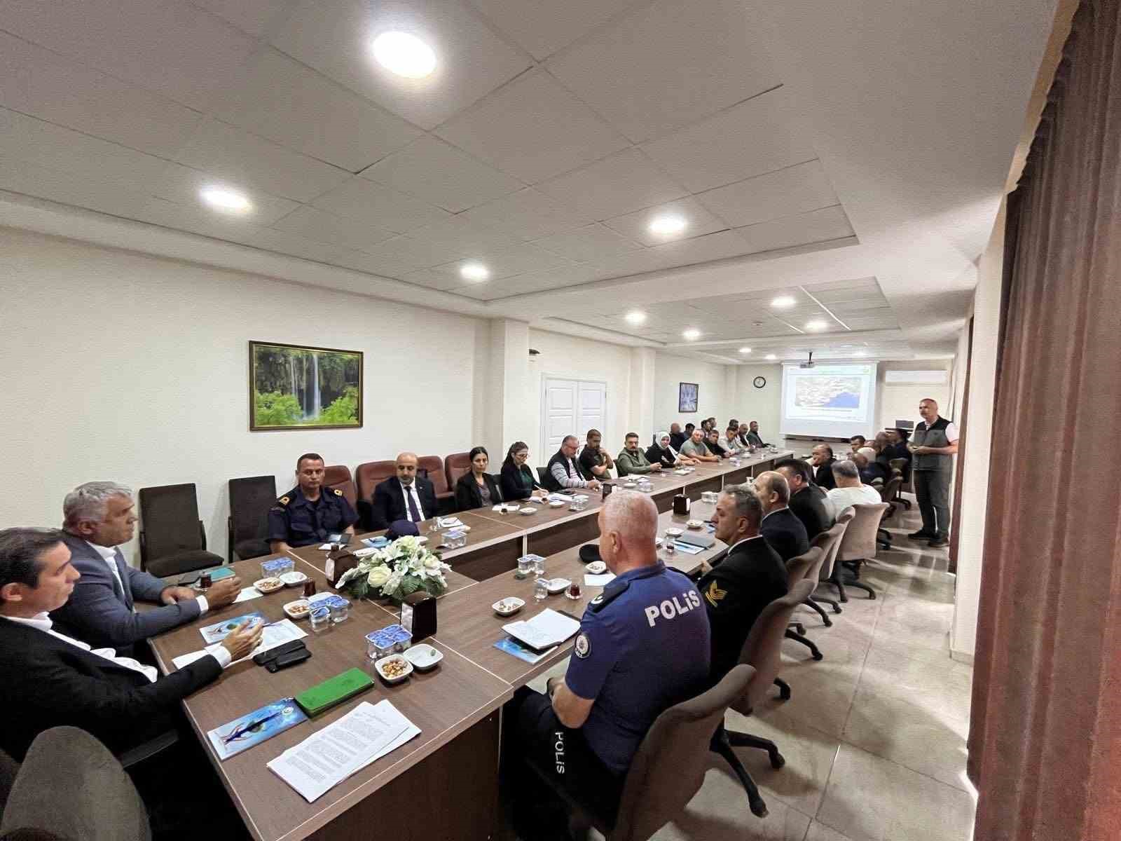 Bozyazı’da Orman Yangınlarına Karşı Koordinasyon Toplantısı yapıldı
