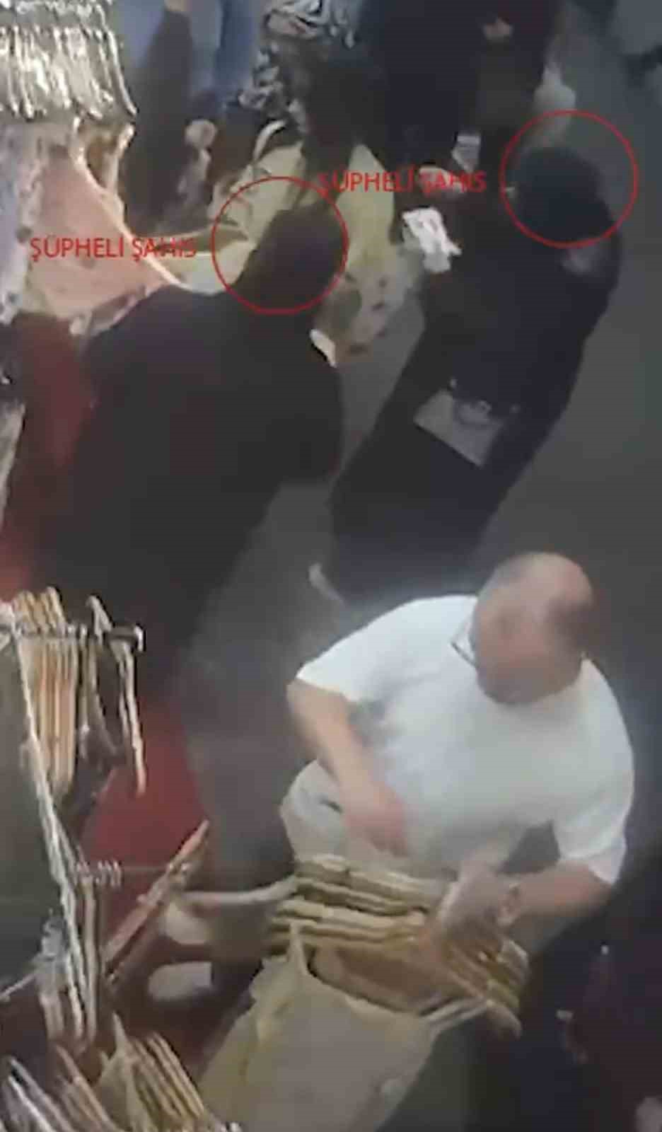 Kadınları pazar pazar takip eden yankesiciler suçüstü yakalandı