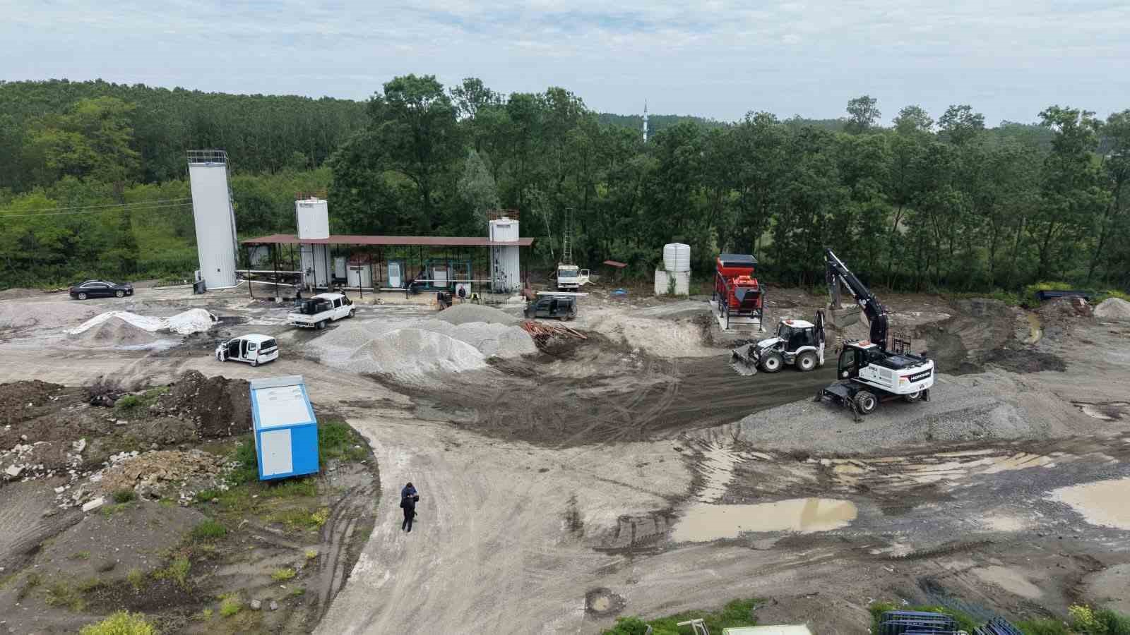 Terme kendi asfaltını üretmeye başladı