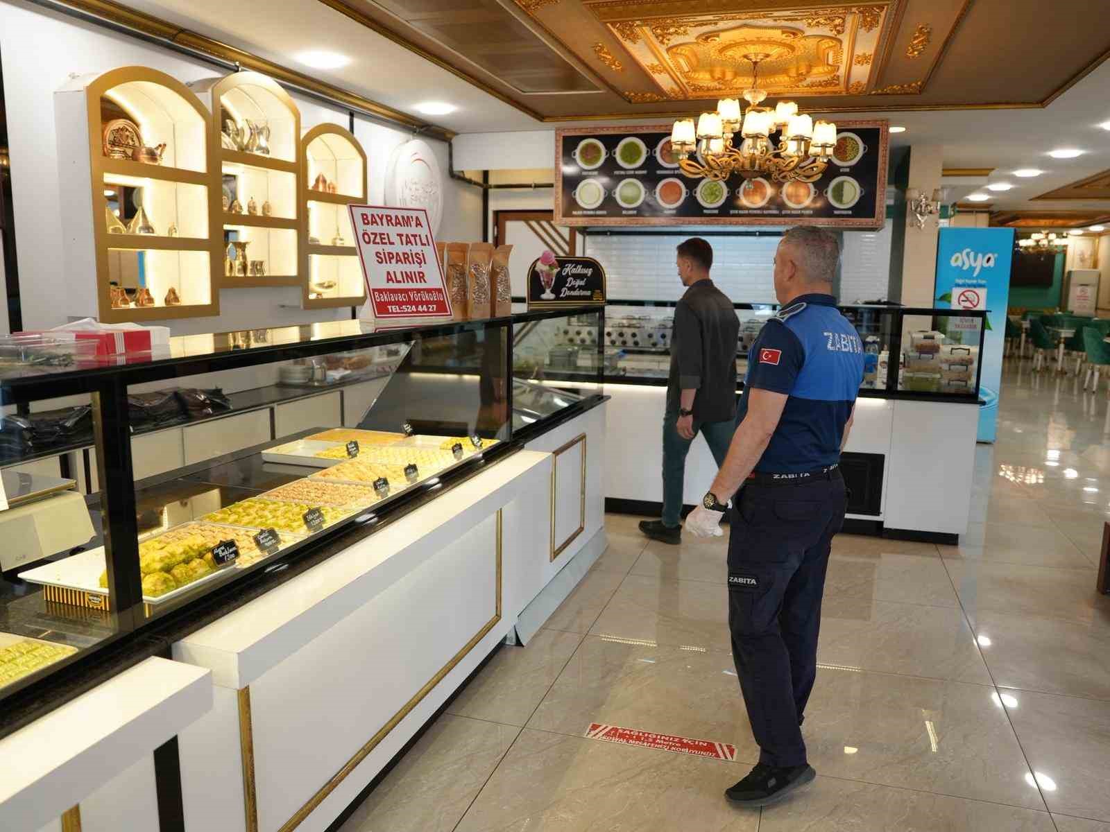 Düzce’de fırın ve pasta imalat ve satış noktaları denetlendi