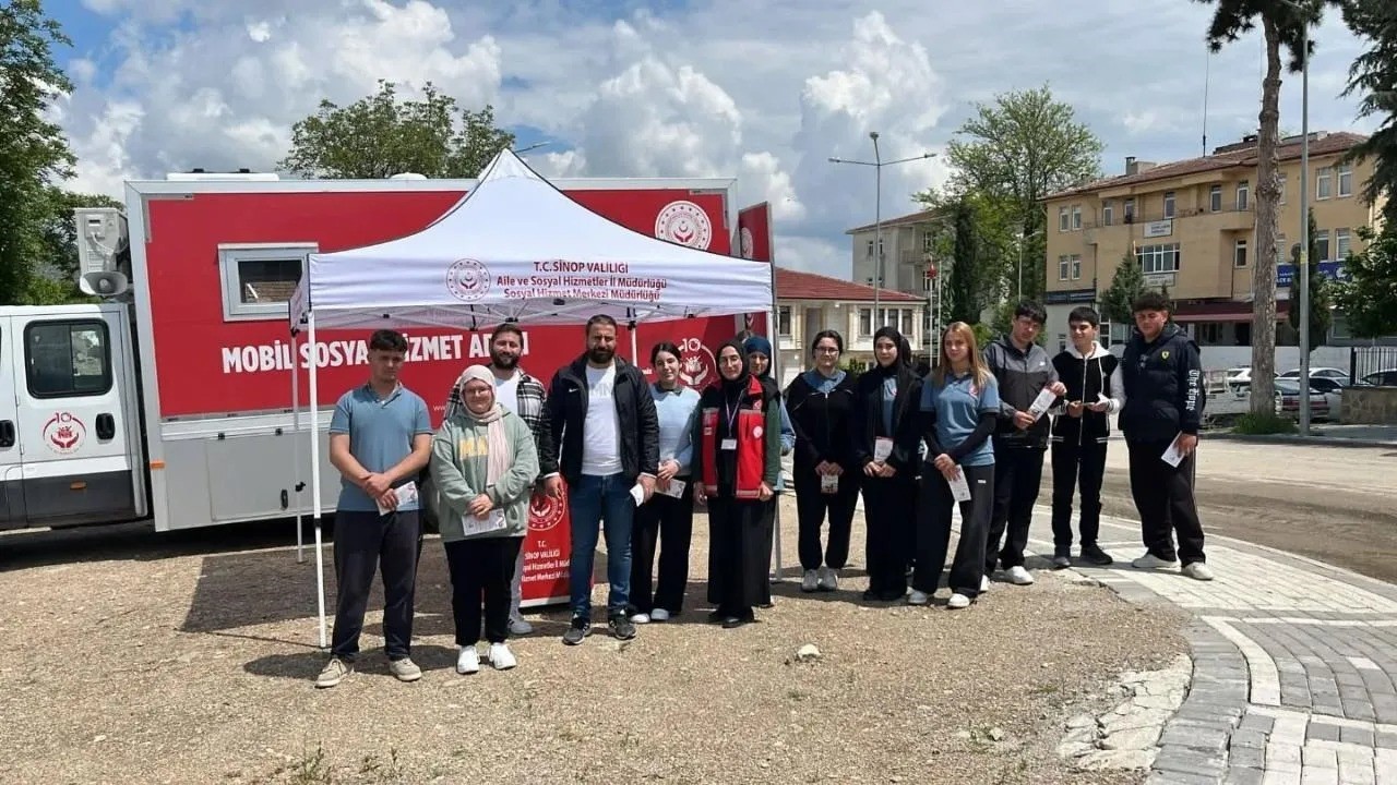 Sinop’ta sosyal hizmetler sahaya indi: Mobil araçla yerinde destek