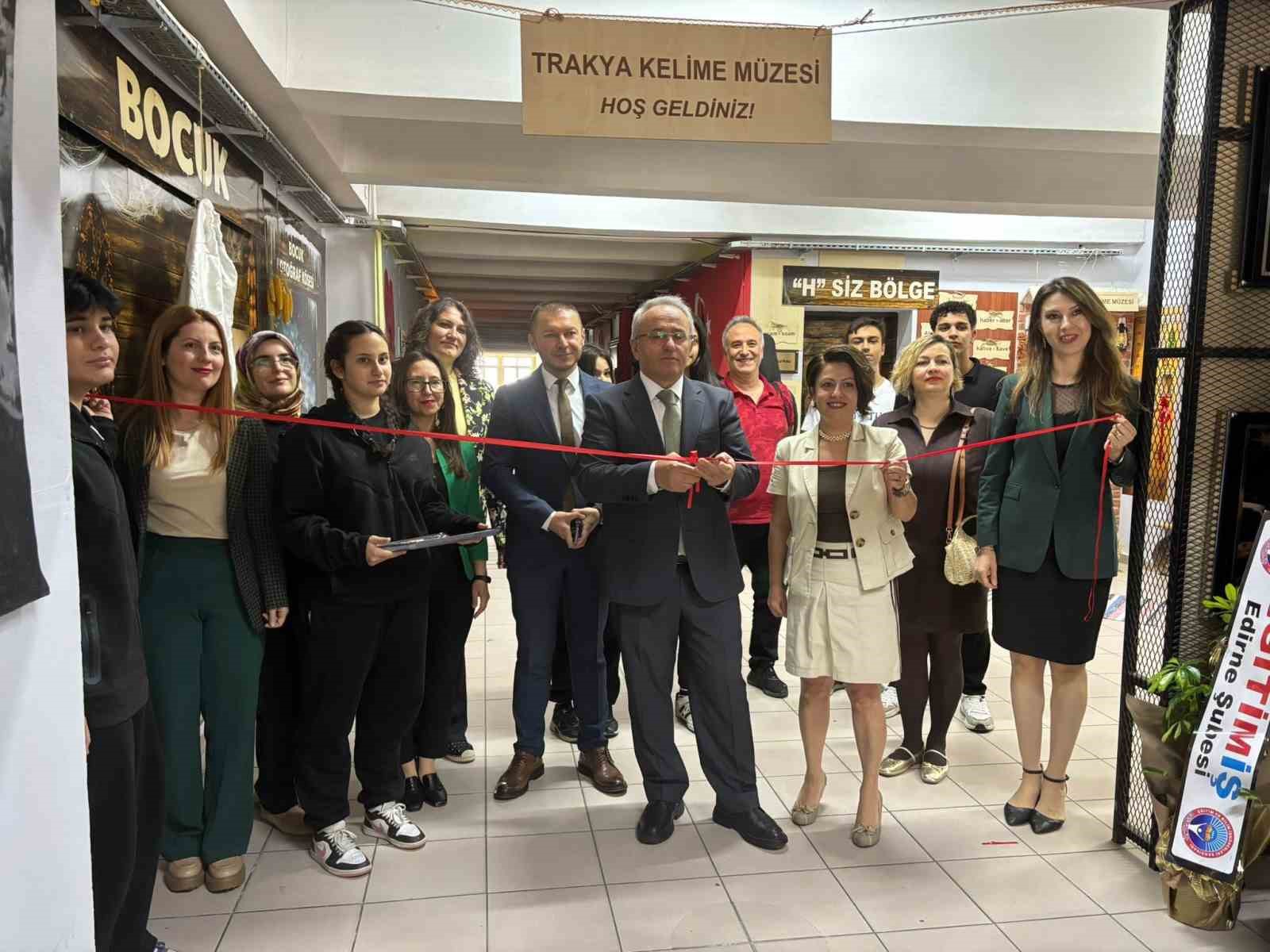 Edirne’de kültürel hafızaya yolculuk: Trakya Kelime Müzesi açıldı