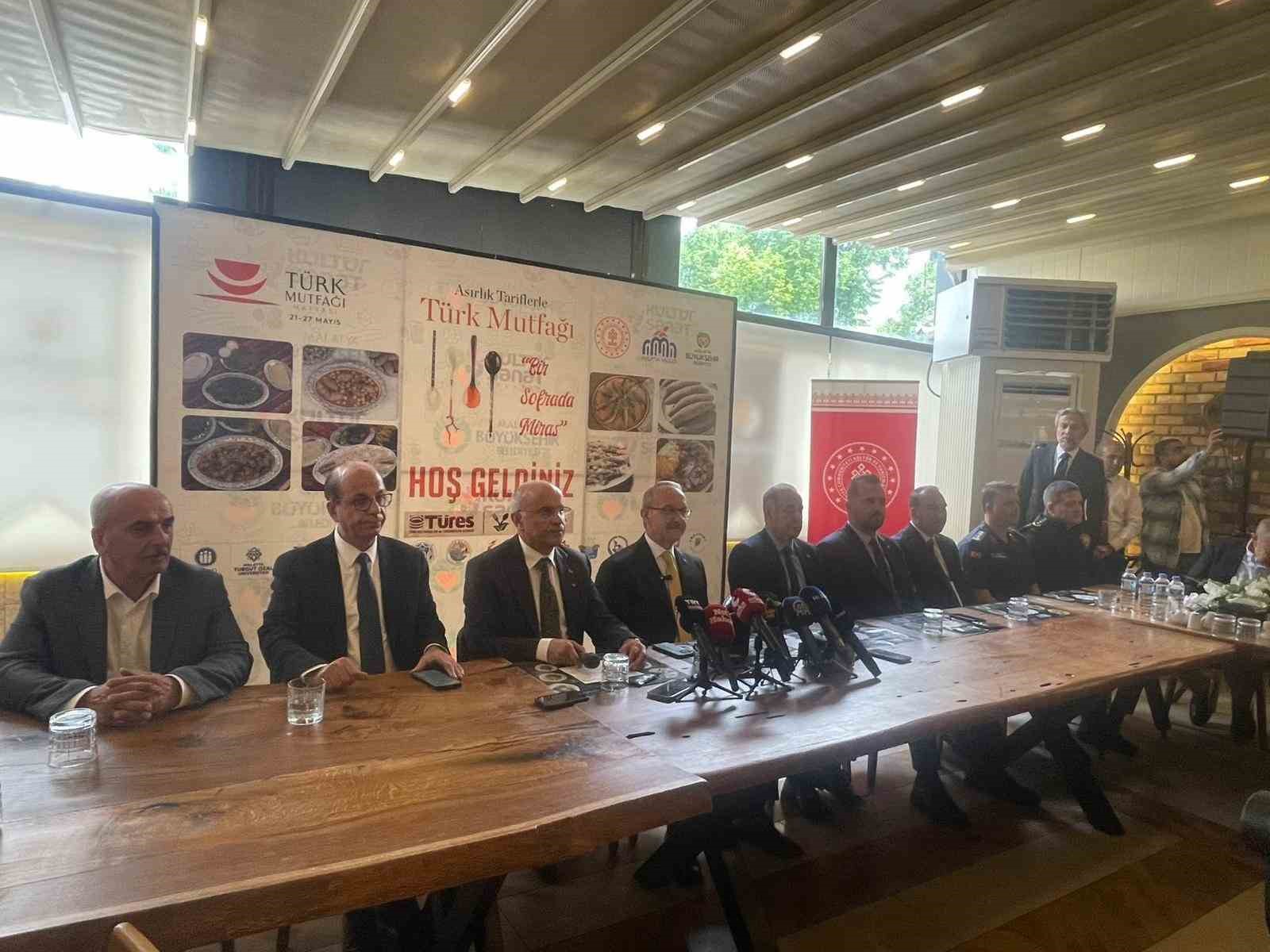 Malatya’da ’Türk Mutfağı Haftası’ kutlamaları başladı
