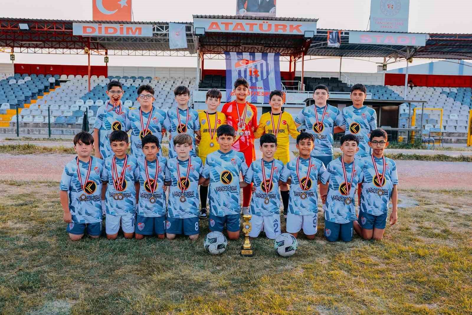Didim Belediyespor 4 ayrı yaş kategorisinde şampiyon oldu