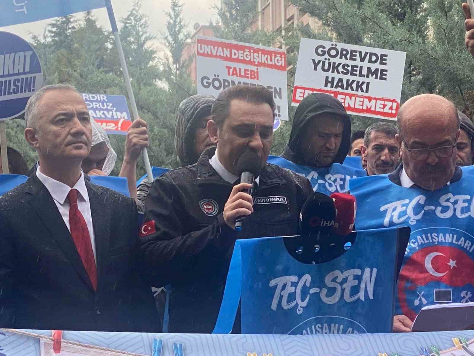 TEÇ-SEN Genel Başkanı Demirel: "Son yapılan unvan değişikliği sınavının üzerinden 5 yıldan fazla zaman geçmiştir"