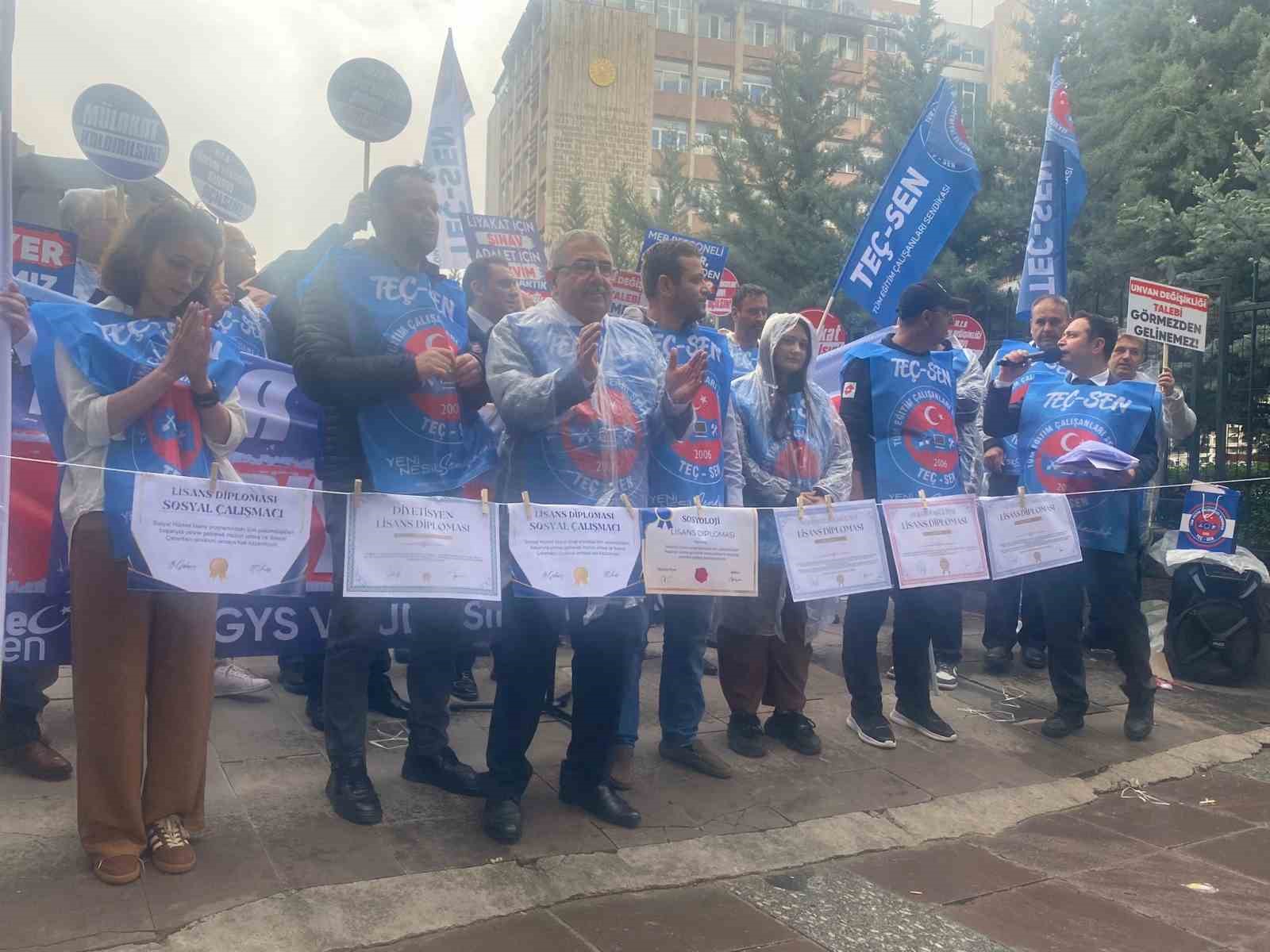 TEÇ-SEN Genel Başkanı Demirel: "Son yapılan unvan değişikliği sınavının üzerinden 5 yıldan fazla zaman geçmiştir"