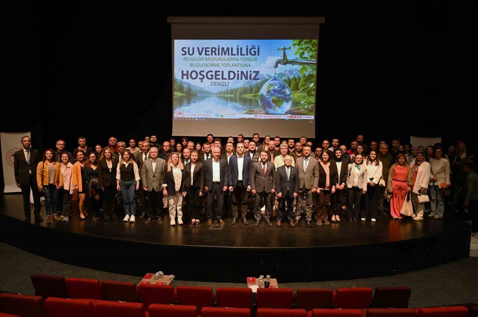 Suyun verimli kullanımı Denizli&rsquo;de konuşuldu
