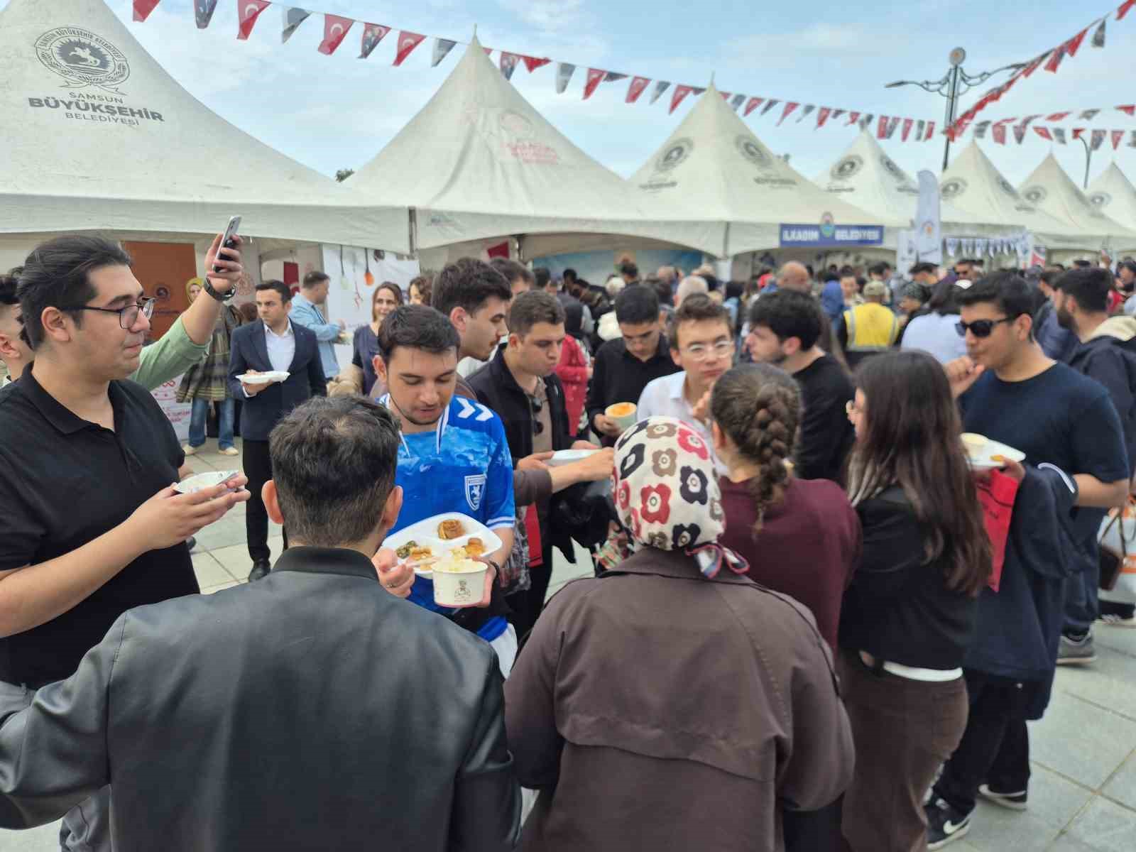 Samsun&rsquo;da y&ouml;resel lezzetler tanıtıldı
