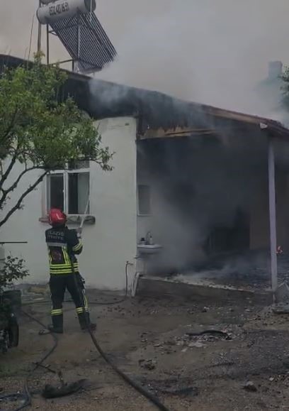 Elazığ’da yangın: 1 kişi dumandan etkilendi
