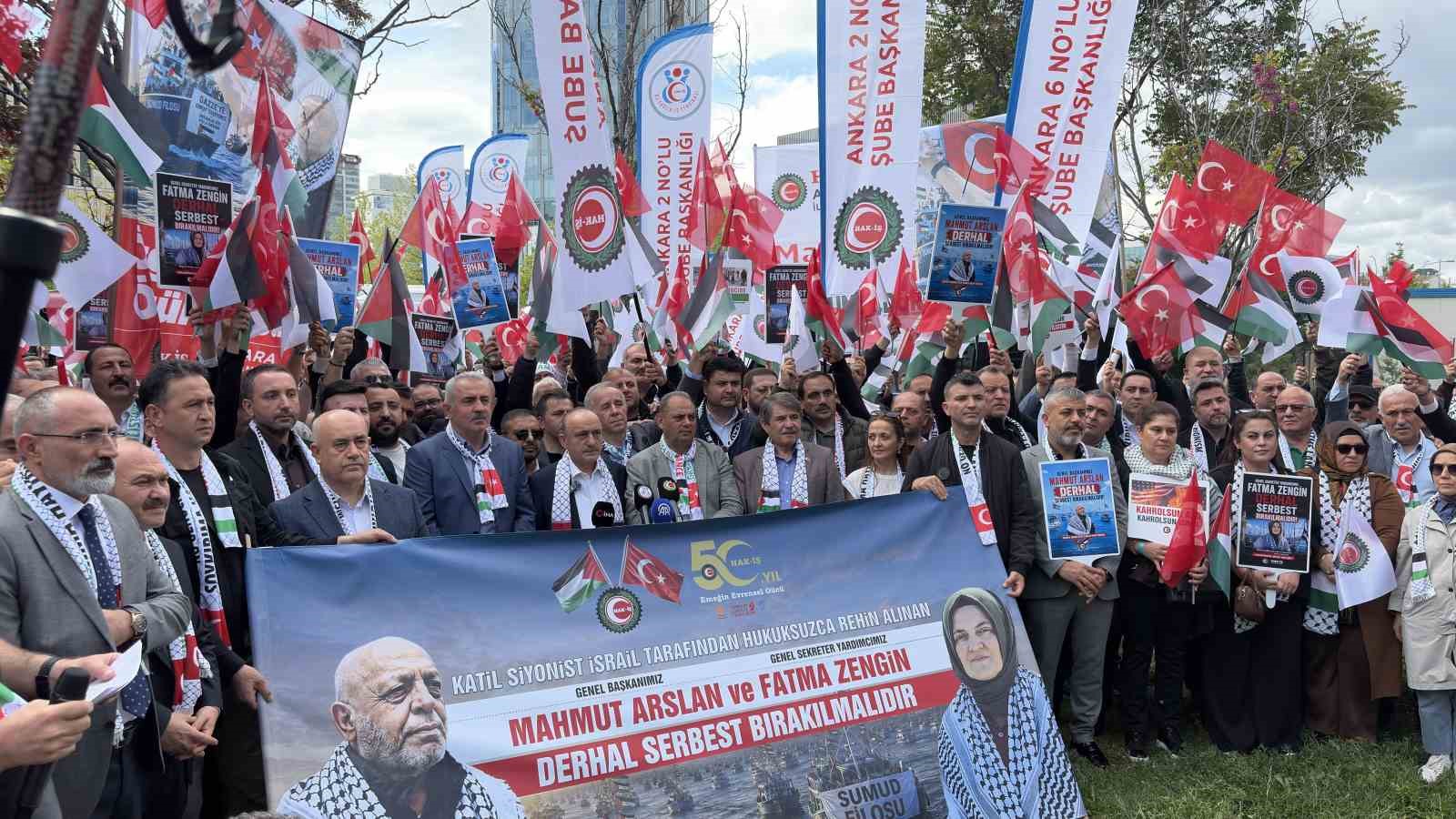 HAK-İŞ Genel Başkan Vekili Sert: "Sumud aktivistlerinin İsrail g&uuml;&ccedil;lerince alıkonulmasını protesto ediyoruz"

