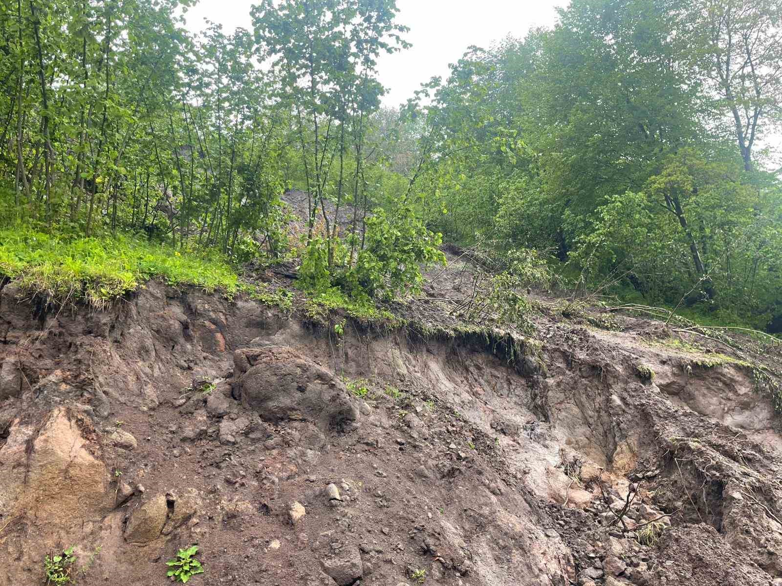 Ordu&rsquo;da sel ve heyelan
