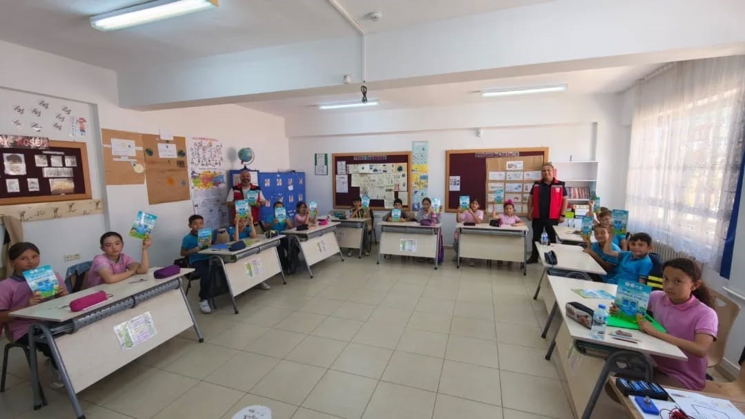 Çine’de öğrencilere su verimliliğinin önemi anlatıldı