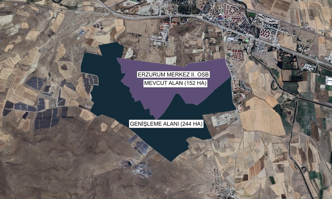 Erzurum sanayisi b&uuml;y&uuml;yor: OSB&rsquo;ye 246 hektarlık ilave alan
