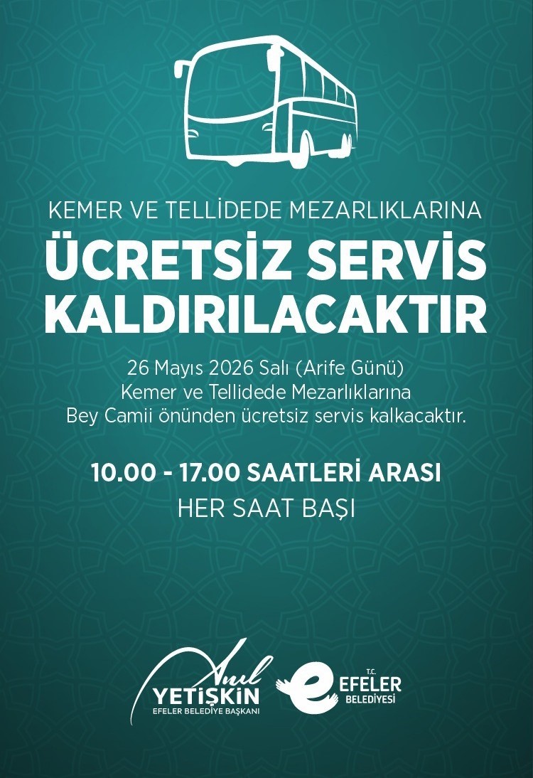 Efeler Belediyesi’nden ücretsiz ulaşım desteği