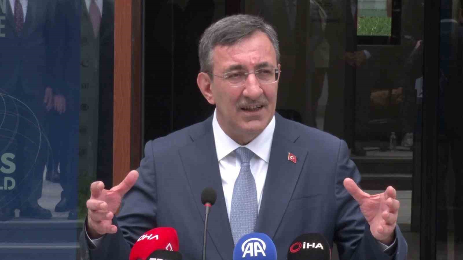 Cumhurbaşkanı Yardımcısı Yılmaz: "Belirsizliklerin, çatışmaların yükseldiği bu dönemde Türkiye güçlü bir merkez olarak konumlanacak"