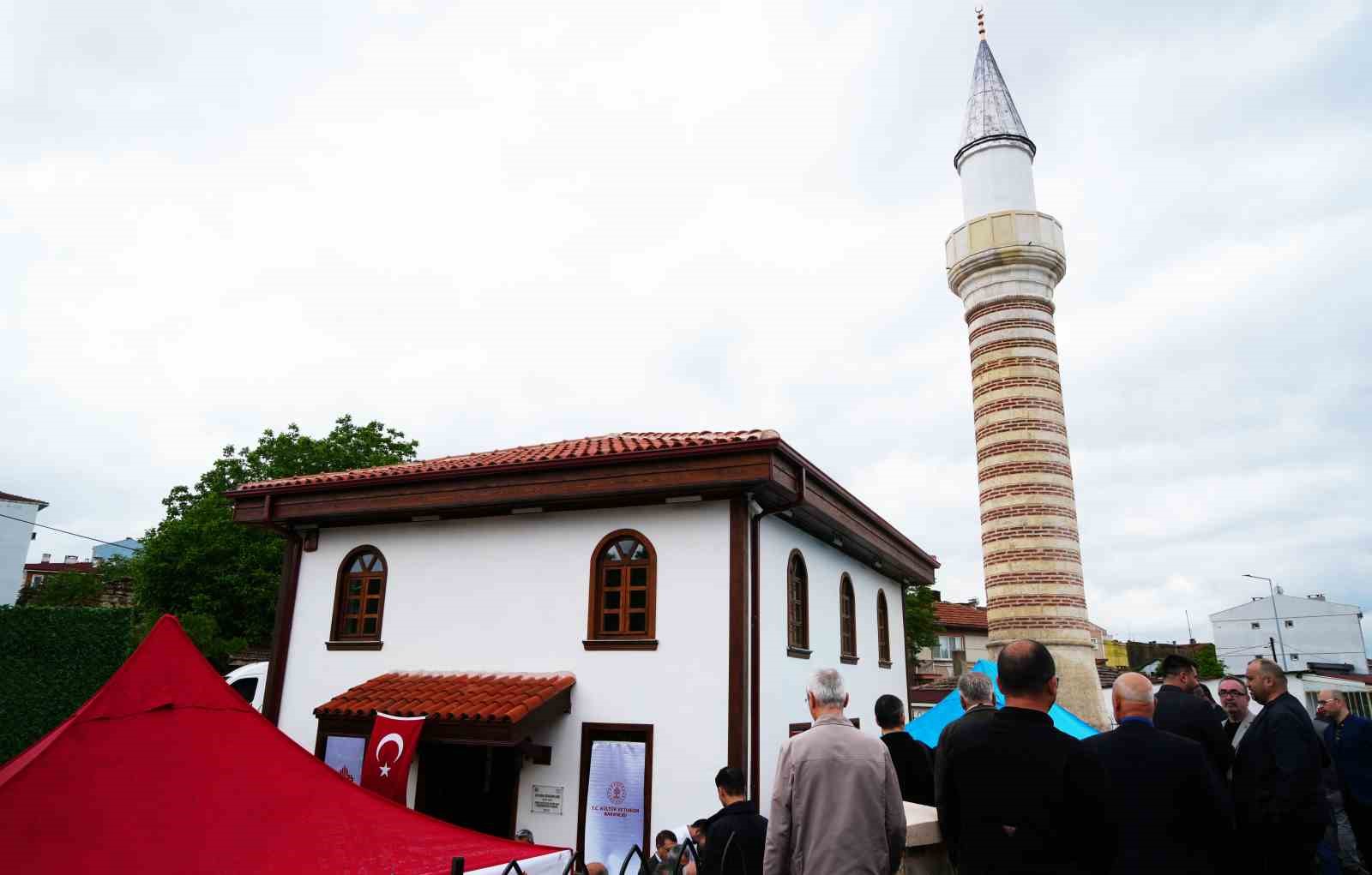 Edirne’de tarihi Şeyh Şücaeddin Camii yeniden ibadete açıldı