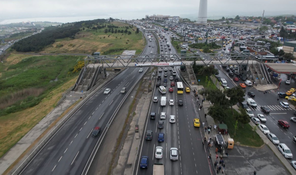 Bayram tatili öncesi İstanbul’da trafik yoğunluğu yüzde 65’e ulaştı