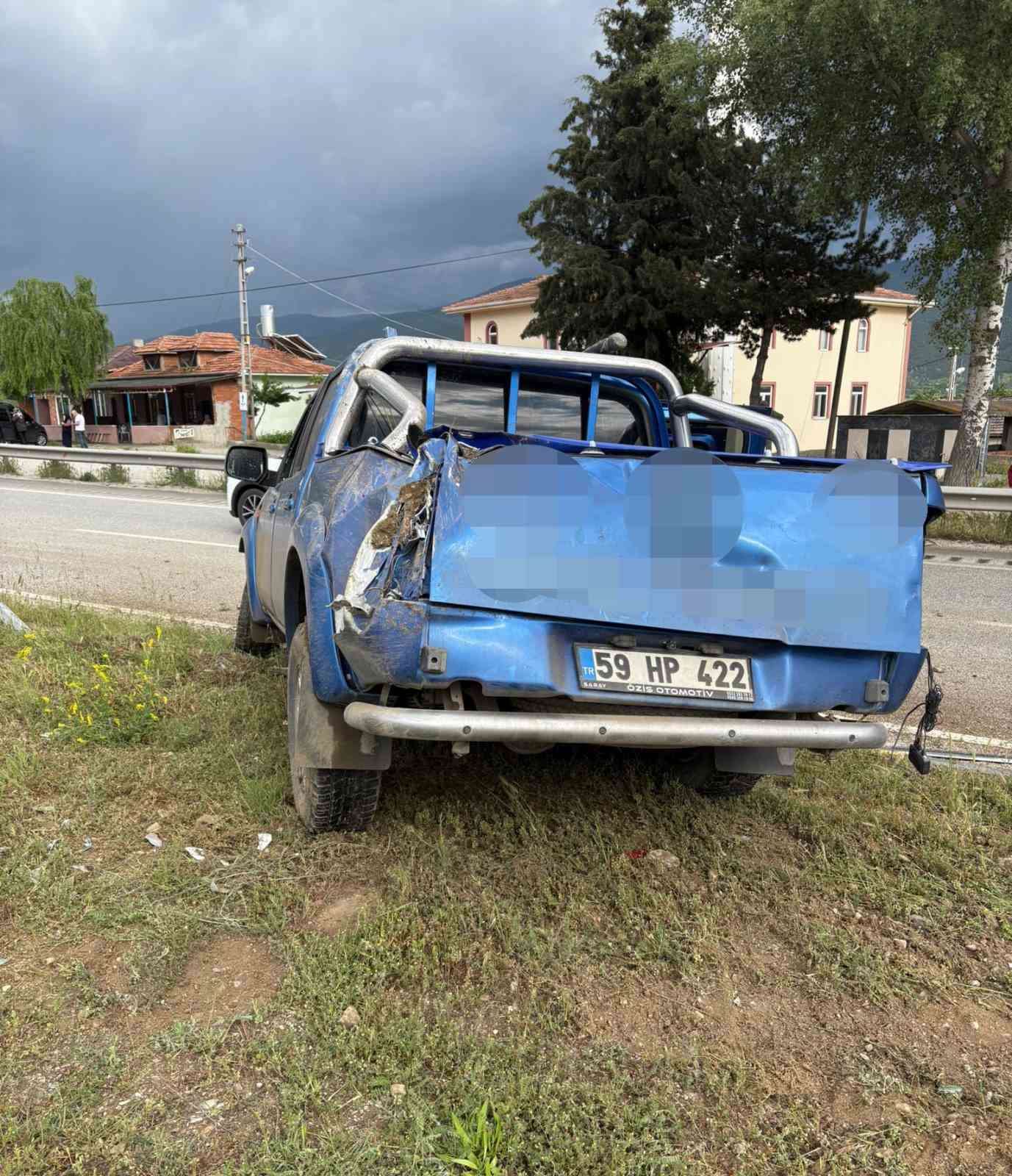 Kastamonu&rsquo;da yoldan &ccedil;ıkan kamyonet takla attı: 4 yaralı

