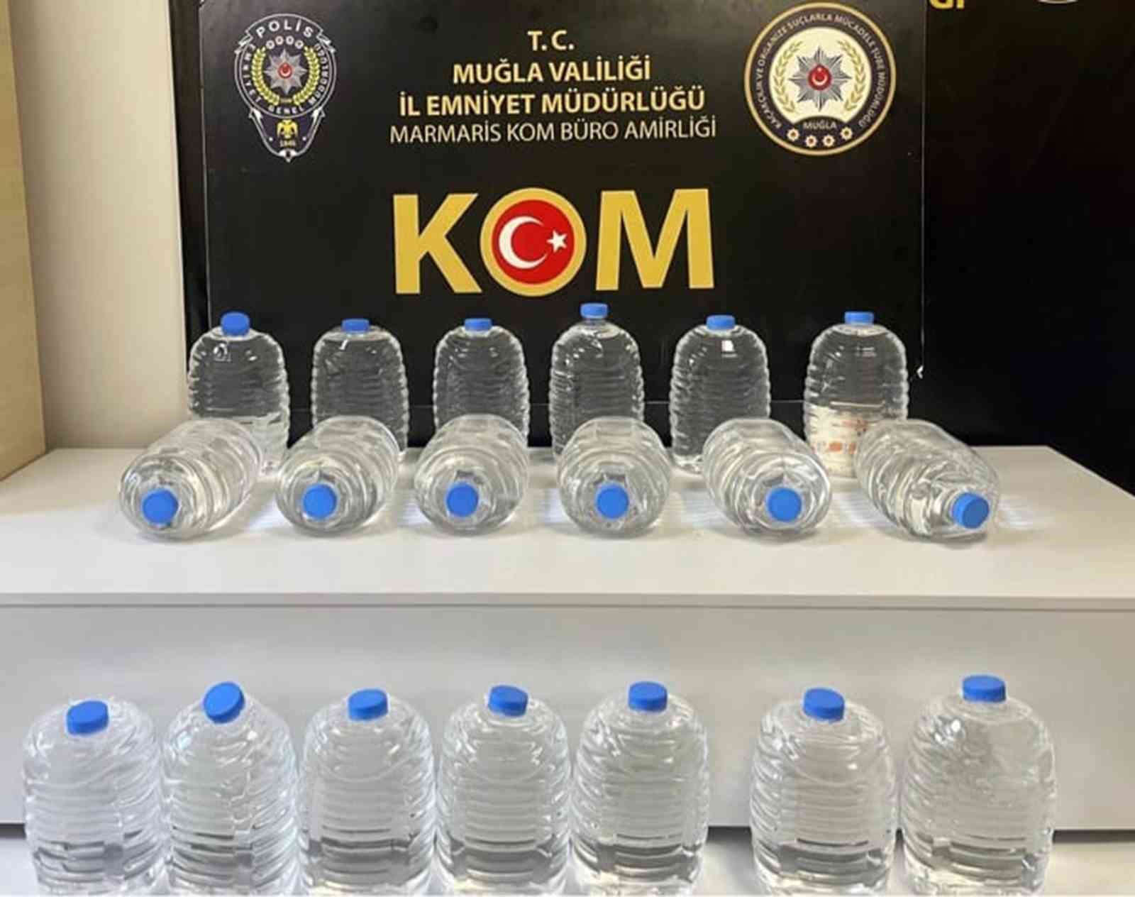 Muğla’da bayram tatili öncesi sahte alkol operasyonu