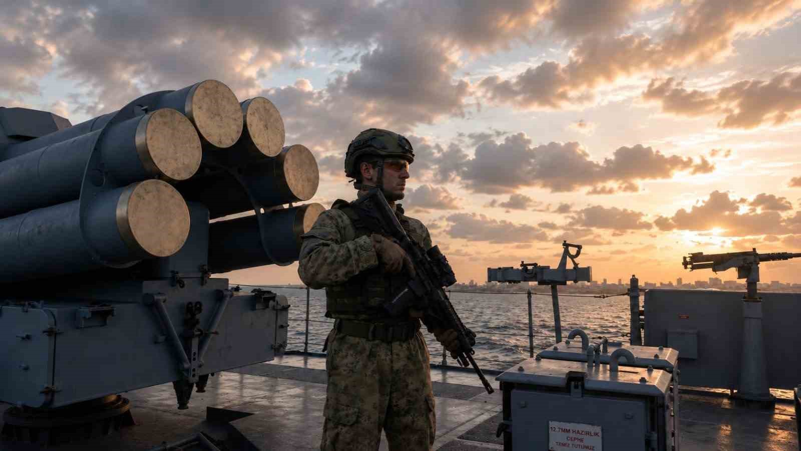 MSB: "Somali Deniz Görev Grubu unsurları, sondaj gemilerine refakat ve karakol desteğine devam ediyor"